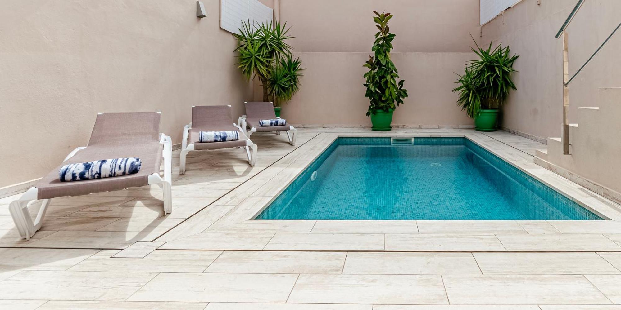 Casa Mediterranea Con Piscina Privada En 帕拉莫斯 外观 照片
